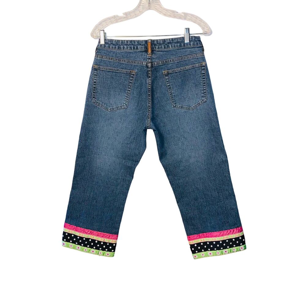 Lee Cropped Jeans size 7/8 - Picture 2 of 6